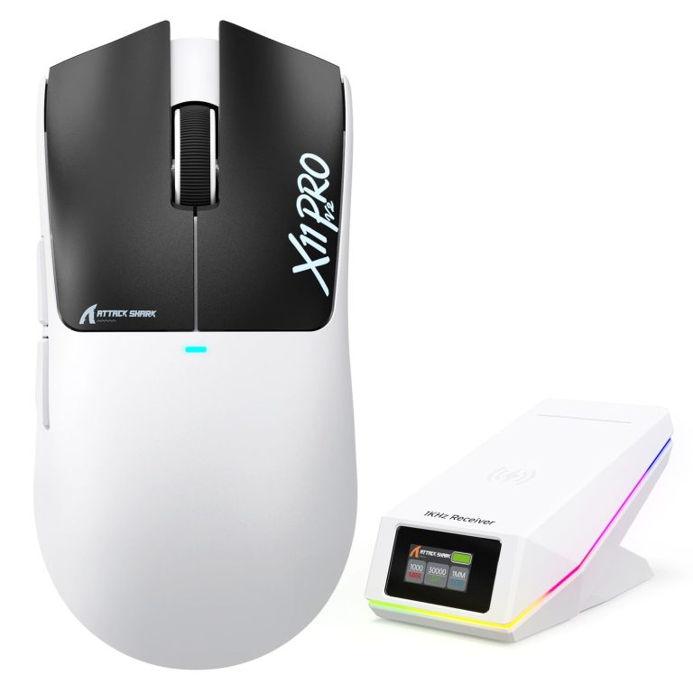 Attack Shark X11 Pro V2 Wireless Gaming Mouse with Charging Dock