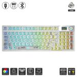 Aula F98 Pro V3 White Mechanical Keyboard Front View