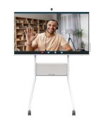 شاشة تفاعلية Avetron AN-55UK Interactive Display with 90° Rotation, Camera and Mobile Trolley Android 13 8GB 128GB مقاس 55 بوصة