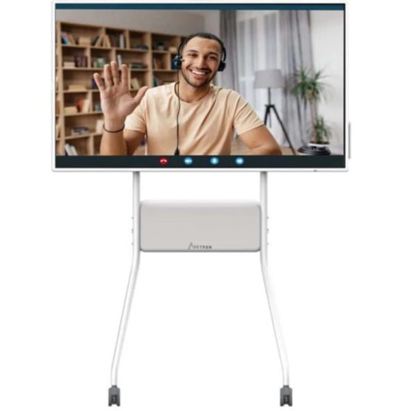 شاشة تفاعلية Avetron AN-55UK Interactive Display with 90° Rotation, Camera and Mobile Trolley Android 13 8GB 128GB مقاس 55 بوصة
