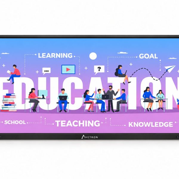 Avetron Notion Pro 4K Interactive Display 50-Point Touch Android 16 16GB 256GB 86