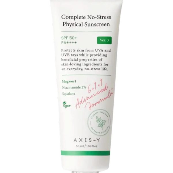 AXIS-Y NO STRESS PHYSICAL SUNSCREEN SPF50 50ML