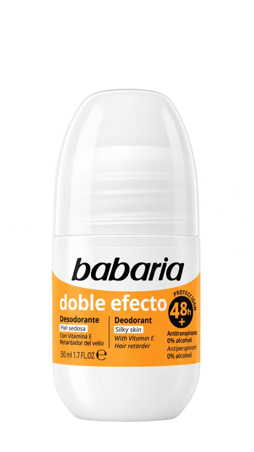 babaria-deodorant-doble-efecto-48h-50ml.jpg مزيل عرق رول أون باباريا دوبل إفكتو بفيتامين E ومؤخر نمو الشعر 50 مل