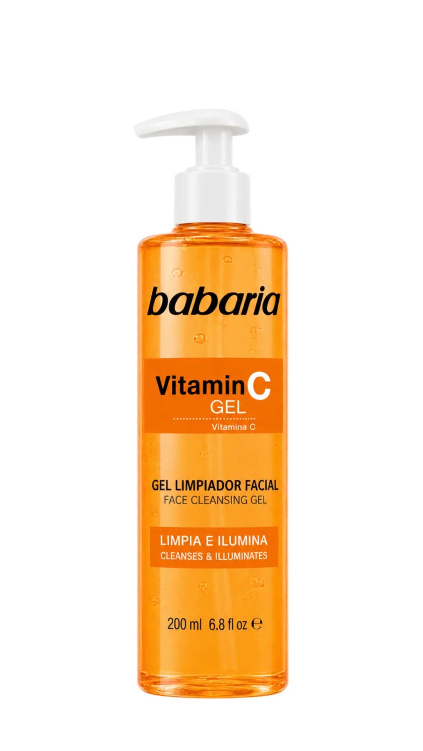 babaria-face-cleansing-gel-vitamin-c-200ml.jpg غسول الوجه جل باباريا بفيتامين C وأحماض AHA للإشراقة 200 مل
