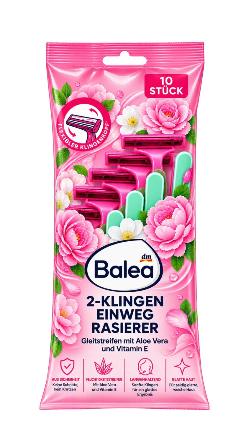 balea-shavers-women-2-klingen-einweg-10pcs.jpg شفرات حلاقة نسائية باليا بشفرتين ورأس مرن 10 قطع