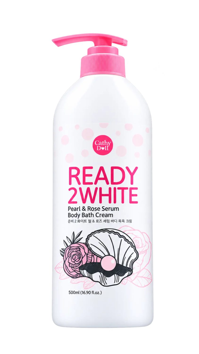cathy-doll-body-bath-cream-ready-2-white-pearl-and-rose-serum-500ml.jpg كريم استحمام كاثي دول ريدي تو وايت بسيروم اللؤلؤ والورد 500 مل