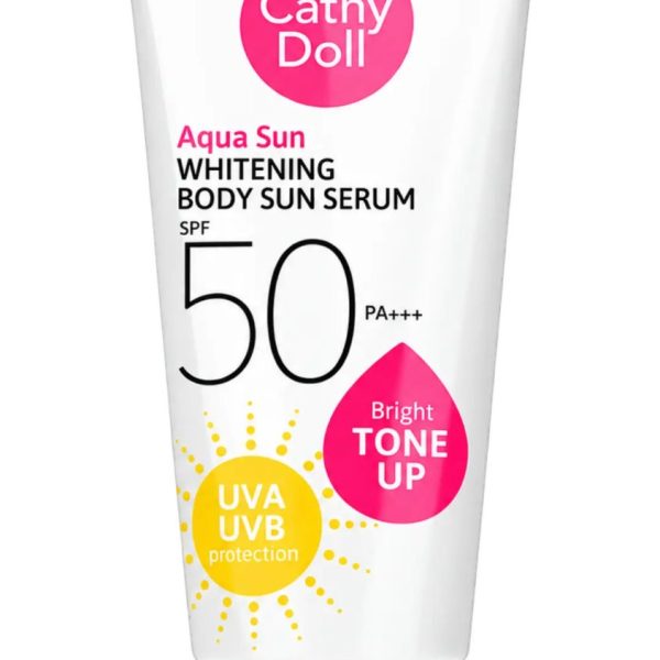 سيروم واقي الشمس للجسم كاثي دول أكوا صن وايتننج المفتّح SPF50 بحجم 140 مل