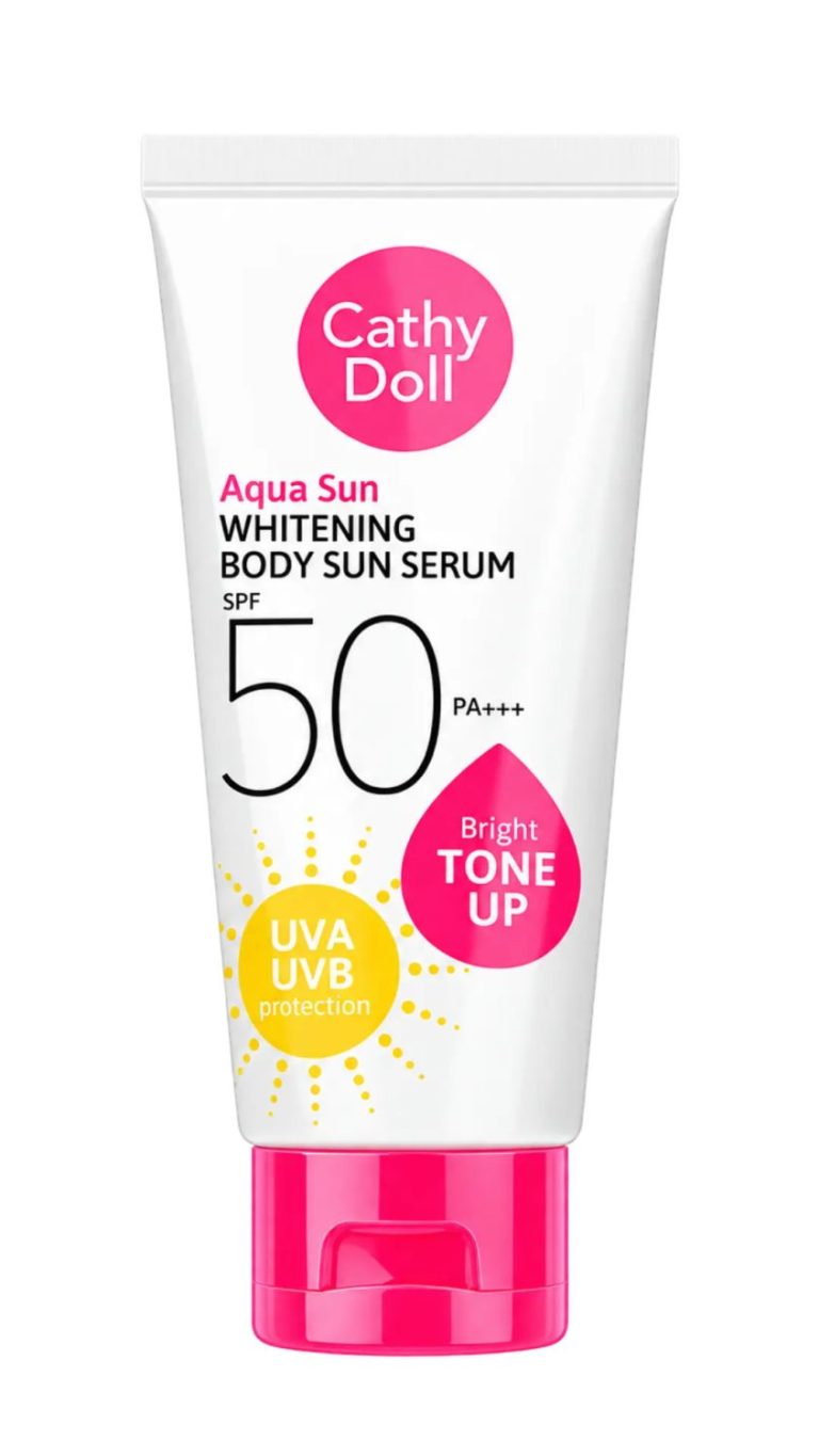 سيروم واقي الشمس للجسم كاثي دول أكوا صن وايتننج المفتّح SPF50 بحجم 140 مل
