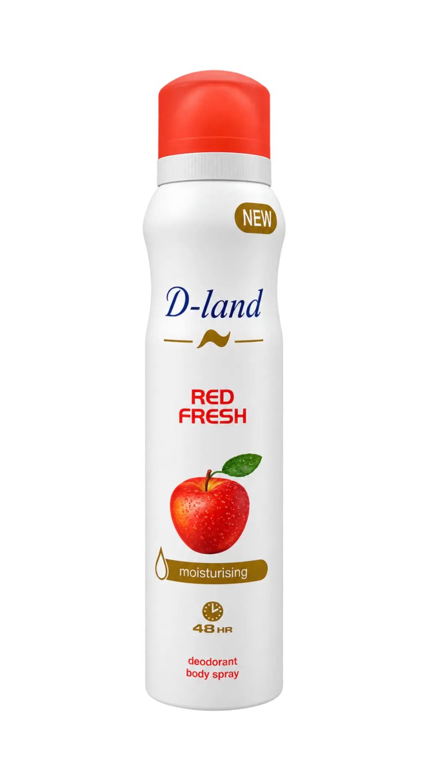 d-land-deodorant-body-spray-red-fresh-48h-200ml.jpg مزيل عرق بخاخ دي لاند ريد فريش بالتفاح 48 ساعة 200 مل