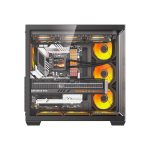 darkFlash C280 E-ATX Tempered Glass 270° Panoramic Case Black