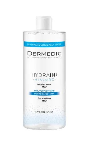 DERMEDIC HYDRAIN3 MICELLAR WATER H2O 2PCS