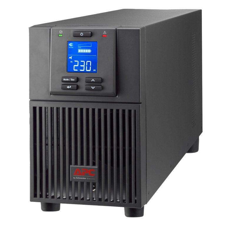 APC Easy UPS On-Line, 2000VA/1600W, Tower, 230V, 4x IEC C13 outlets, Intelligent Card Slot, LCD, Extended runtime
