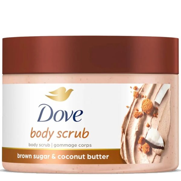 DOVE BODY SCRUB BROWN SUGAR & COCONUT BUTTER 298G
