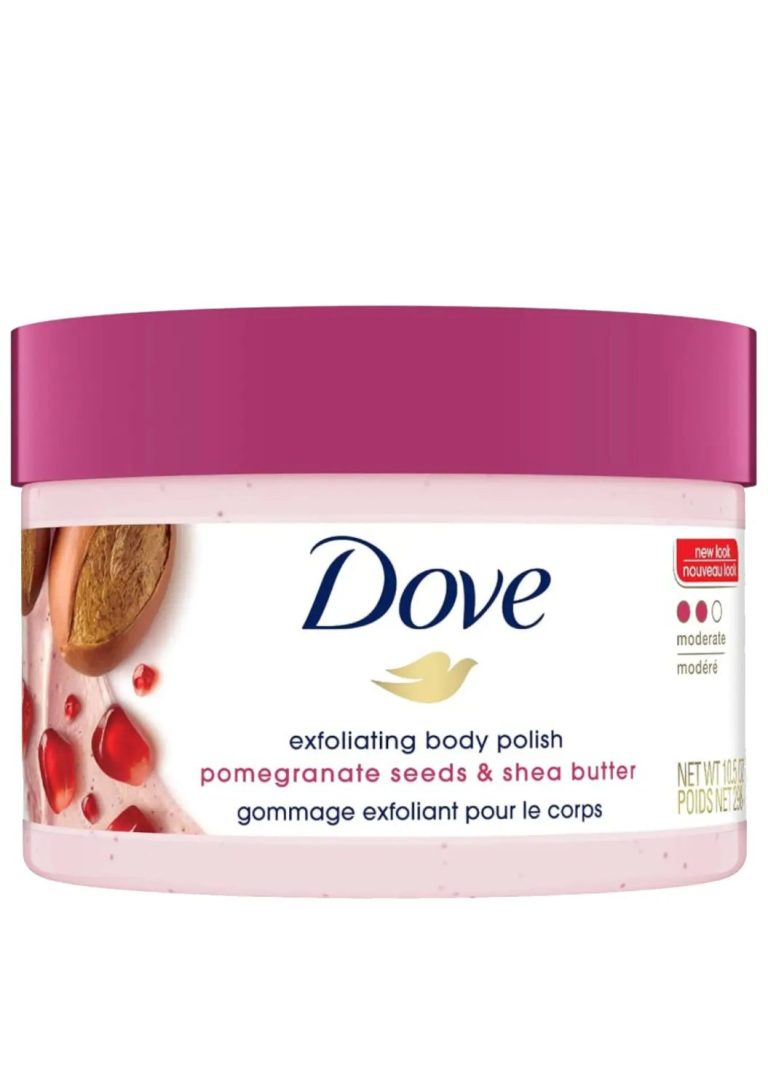 DOVE BODY SCRUB POMEGRANATE SEEDS & SHEA BUTTER 298G