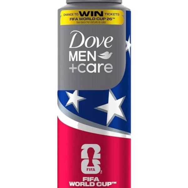 DOVE DEODORANT SPRAY FIFA WORLD CUP ALL STAR COMFORT 72H 250 ML