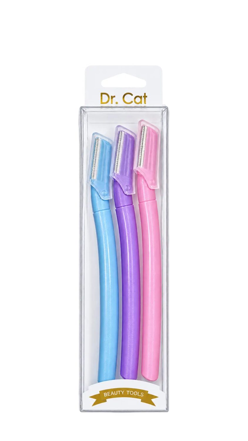 dr-cat-razor-color-3pcs.jpg شفرة حواجب دكتور كات ملونة 3 قطع