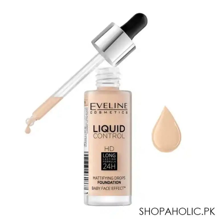 EVELINE FOUNDATION LIQUID CONTROL HD LONG LASTING FORMULA 24H