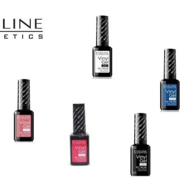 EVELINE GEL + TOP COAT VINYL GEL 2IN5