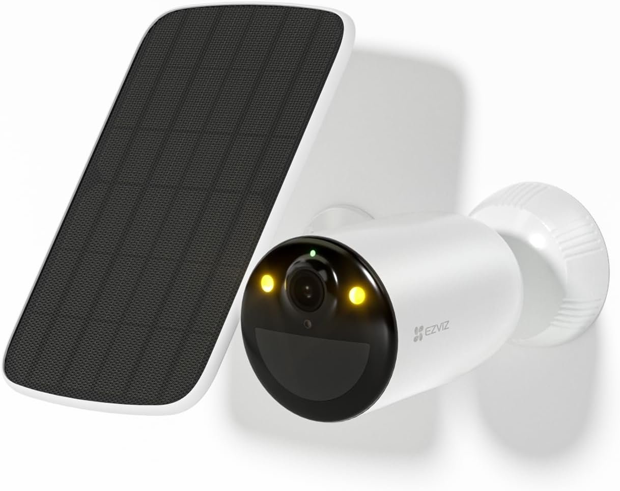 ezviz-cb3-kit-solar-panel-5w EZVIZ CB3 Kit AOV with 5W Solar Panel 2K Camera
