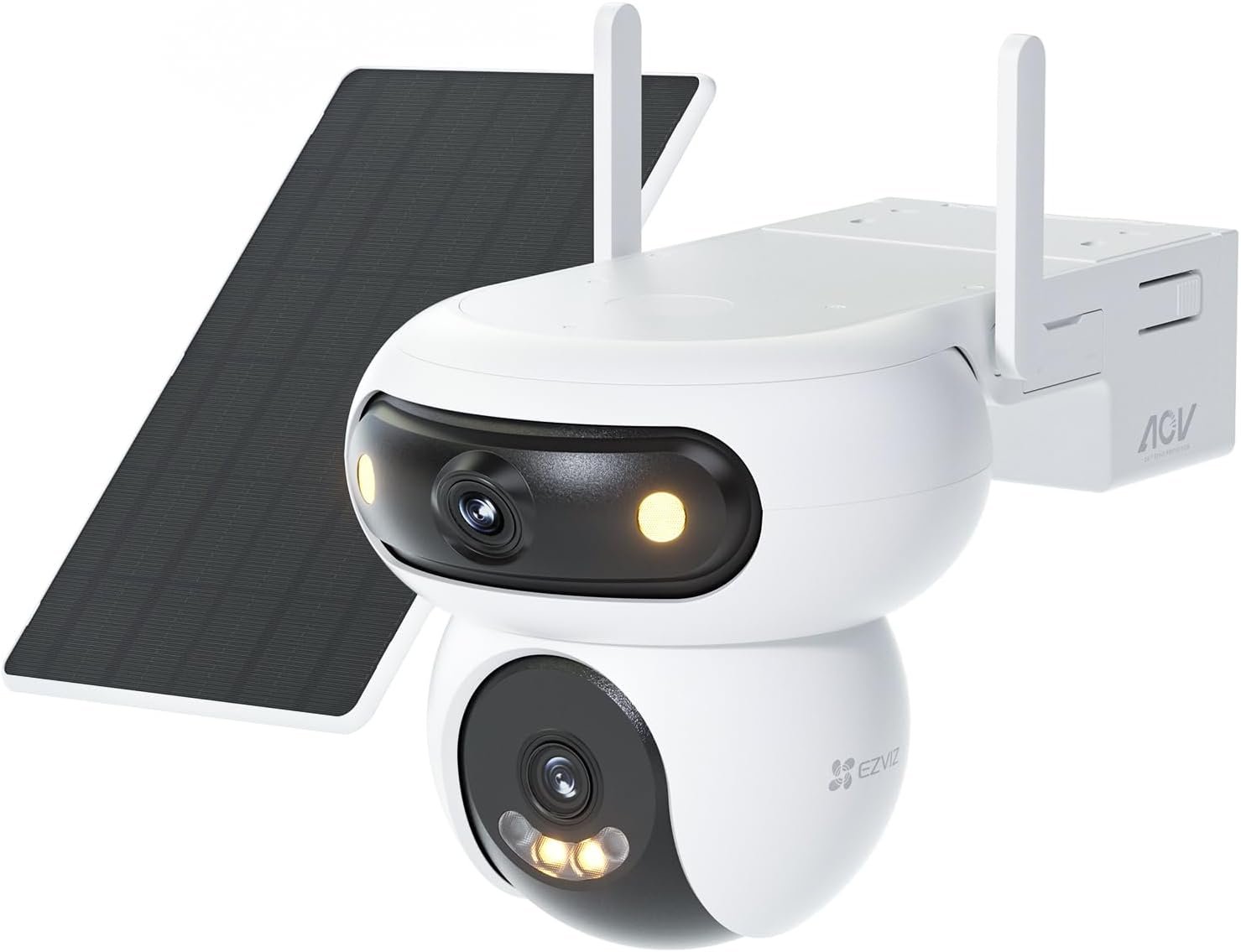 ezviz-cb90-dual-kit كاميرا مراقبة EZVIZ CB90 Dual Kit مع Solar Panel 8W - كاميرا ثنائية العدسة بدقة 2K+ وبطارية 10400mAh