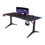 GAMAX RGB Gaming Desk 120x60 Carbon Fiber with Mousepad