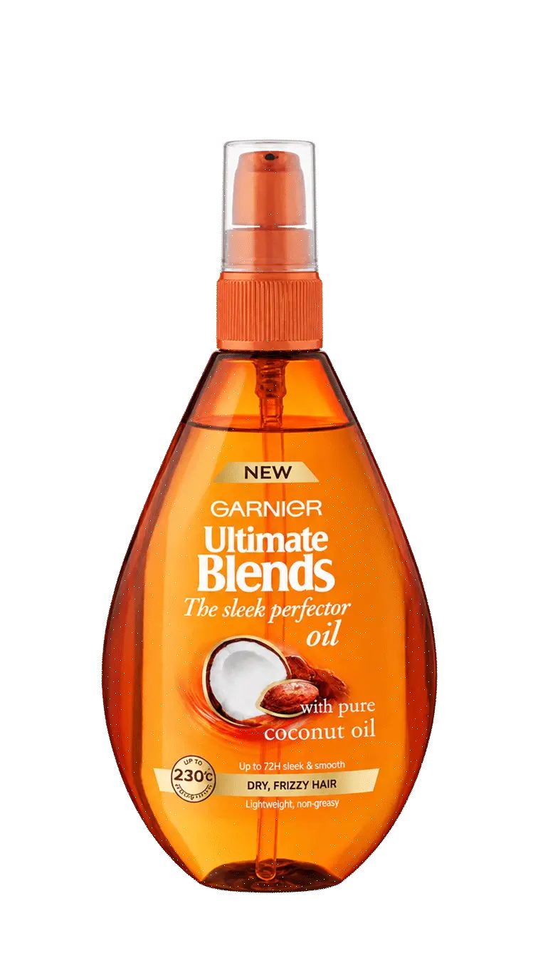 garnier-hair-oil-ultimate-blends-coconut-oil-150-ml.jpg زيت الشعر غارنييه ألتيميت بليندز بزيت جوز الهند للشعر المجعد 150 مل
