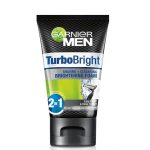 GARNIER MEN FACE WASH FOAM TURBO BRIGHT 2IN1 100 ML