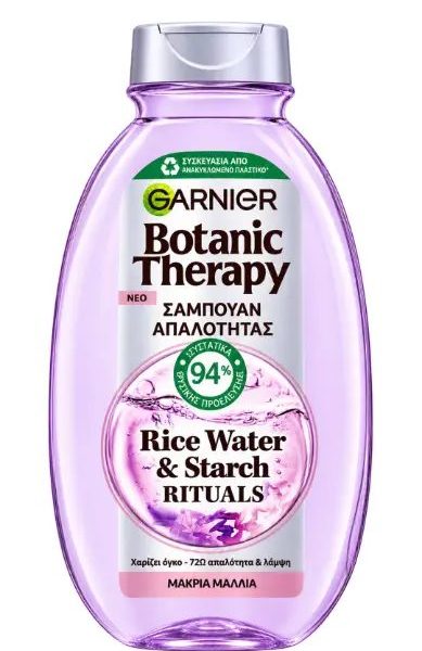GARNIER SHAMPOO BOTANIC THERAPY ROSE WATER & STARCH RITUALS 400 ML