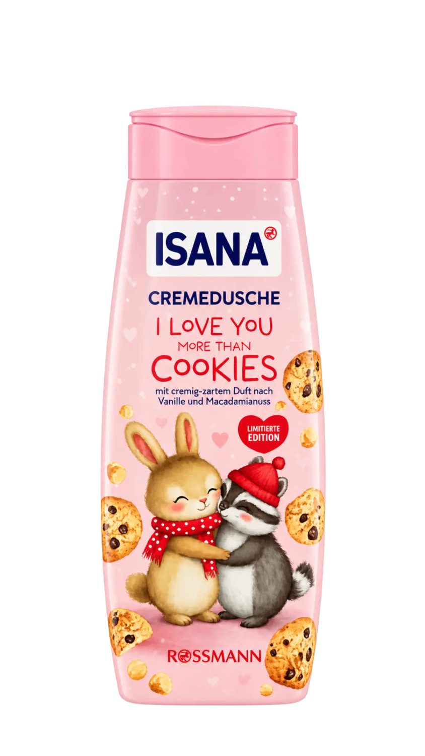 isana-shower-gel-cream-i-love-you-300ml.jpg كريم استحمام إيسانا آي لوف يو بعطر الفانيليا والمكاديميا 300 مل