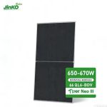 Jinko Solar Tiger Neo 3.0 JKM650N-66QL6-BDV 650W Bifacial Solar Panel