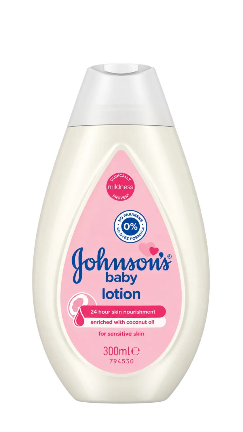 johnsons-baby-lotion-24h-skin-nourishment-300ml.jpg لوشن جونسون للأطفال بزيت جوز الهند للبشرة الحساسة 300 مل