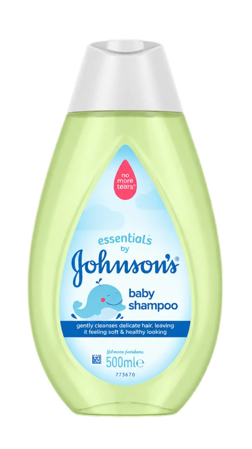 johnsons-baby-shampoo-essentials-by-500ml.jpg شامبو الأطفال إسنشلز من جونسون بدون دموع 500 مل