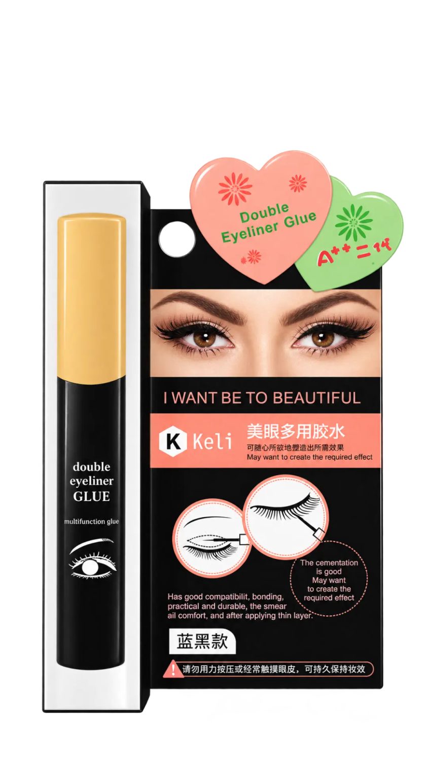 keli-beauty-double-eyeliner-glue.jpg غراء كيلي متعدد الاستخدام للرموش الصناعية وشريط الجفن المزدوج والآيلاينر