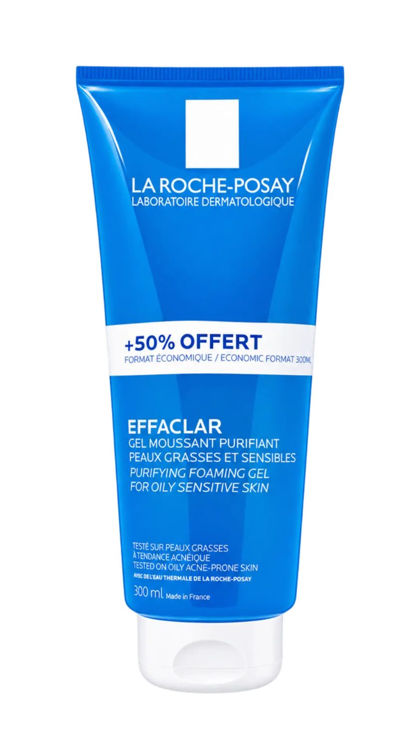 la-roche-posay-foaming-gel-effaclar-300ml.jpg غسول لاروش بوزيه إيفاكلار الرغوي المنقي للبشرة الدهنية والحساسة 300 مل