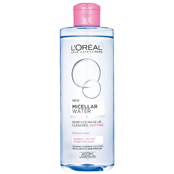 LOREAL MICELLAR WATER FOR SENSITIVE SKIN 400 ML