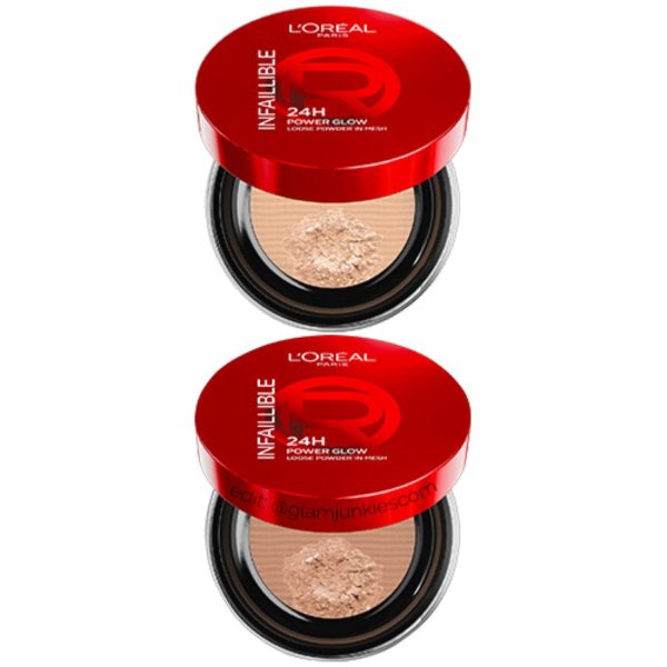 LOREAL PARIS INFAILLIBLE 24H POWER GLOW LOOSE POWDER IN MESH