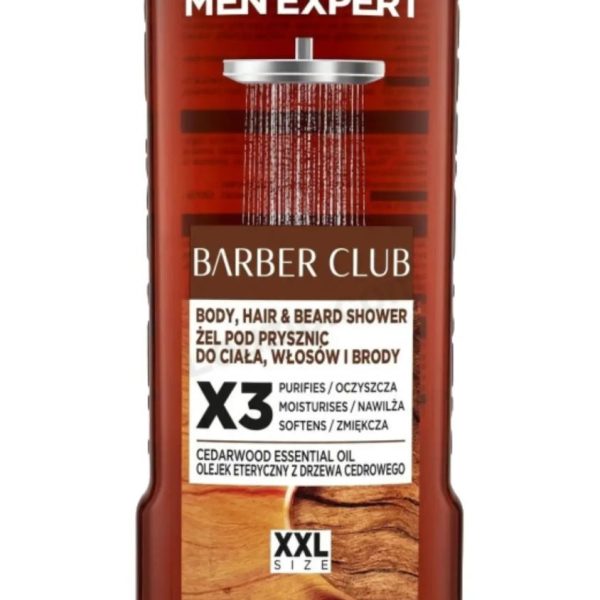 LOREAL SHOWER GEL BARBER CLUB X3 400 ML
