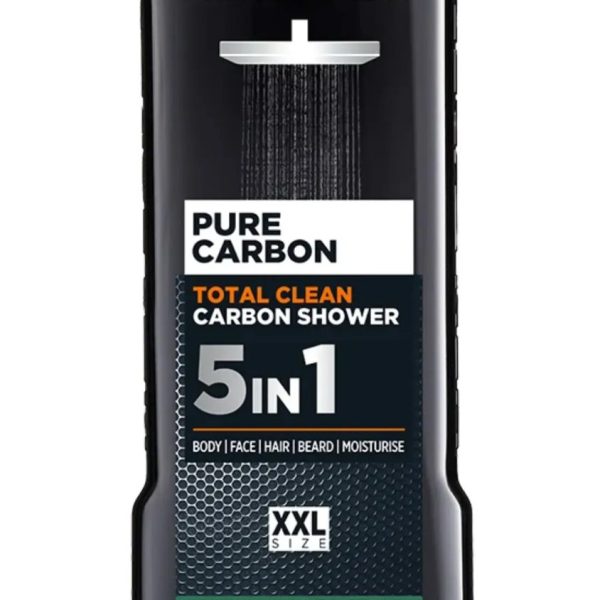LOREAL SHOWER GEL PURE CARBON 5IN1 400 ML