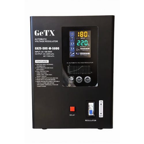 GeTX 5000VA Automatic Voltage Regulator Servo Motor, GXZS-SVC-M-5000