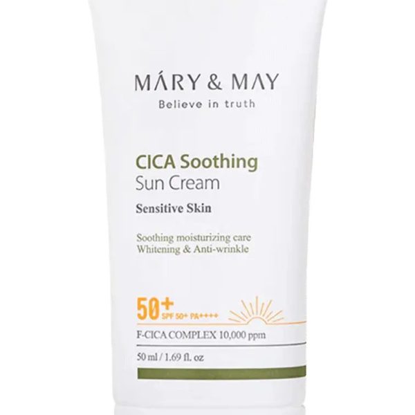 MARY & MAY CICA SOOTHING SUNCREAM SPF50+ 50ML