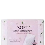 MEDIFLOWER - SOFT MULTI COTTON PUFF 80PCS