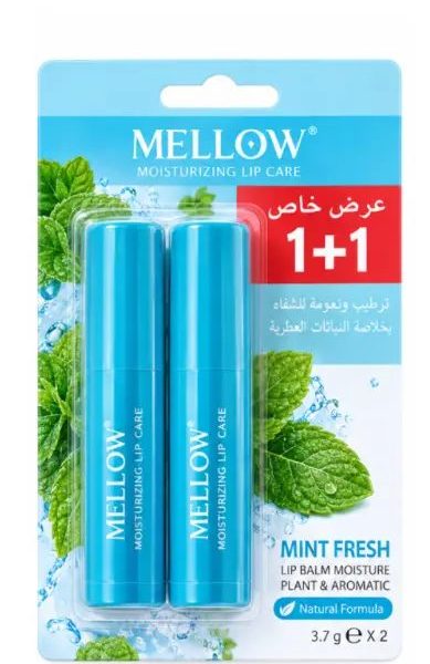 MELLOW LIP BALM MINT FRESH 2PCS