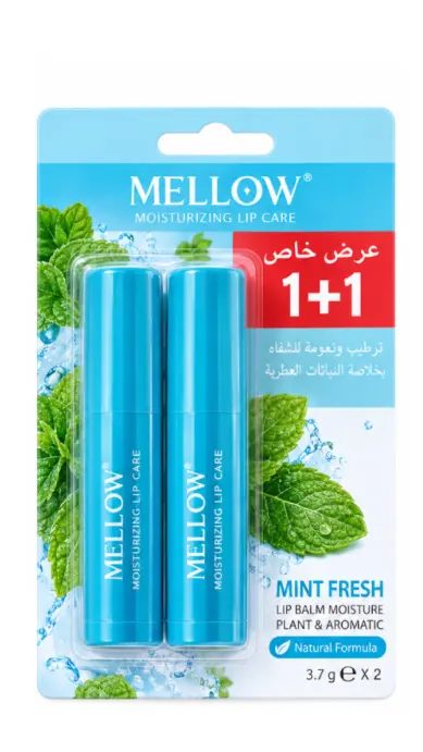 MELLOW LIP BALM MINT FRESH 2PCS