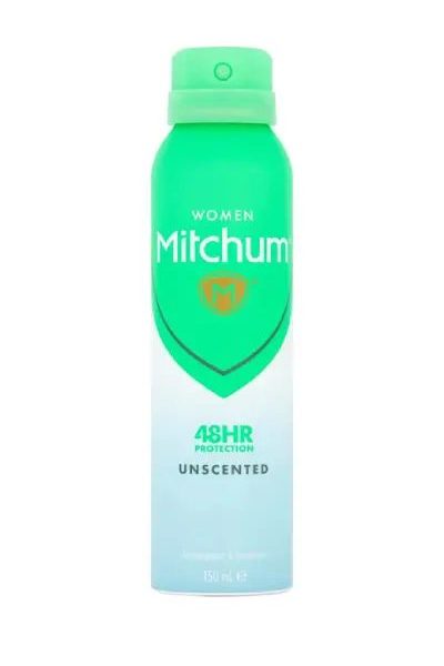 MITCHUM DEODORANT SPRAY WOMEN UNSCENTED 150 ML