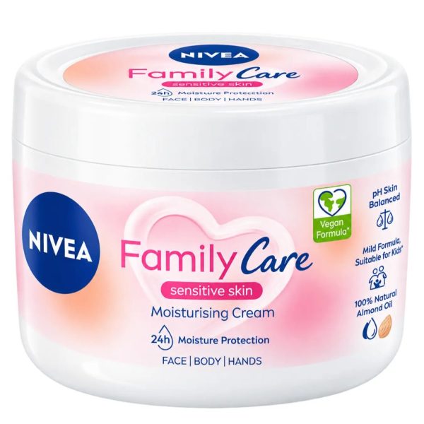 NIVEA BODY CREAM FAMILY CARE FOR SENSITIVE SKIN 400 ML