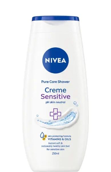 NIVEA CREAM SHOWER CREME SENSITIVE 250 ML