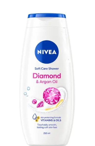 NIVEA CREAM SHOWER DIAMOND & ARGAN OIL 250 ML