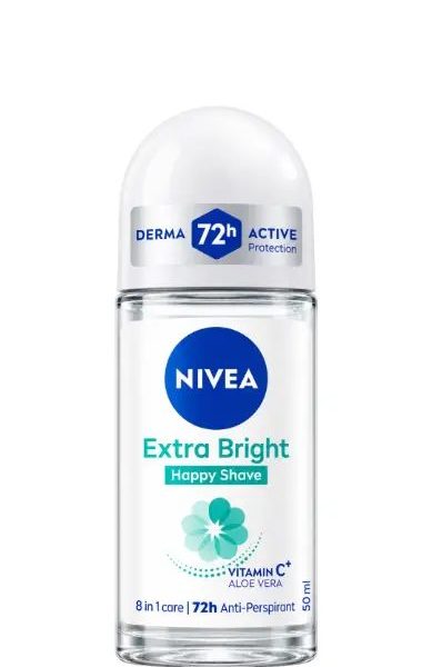 NIVEA DEODORANT ROLL-ON EXTRA BRIGHT 72H 25 ML