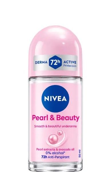 NIVEA DEODORANT ROLL-ON PEARL & BEAUTY 72H 25 ML