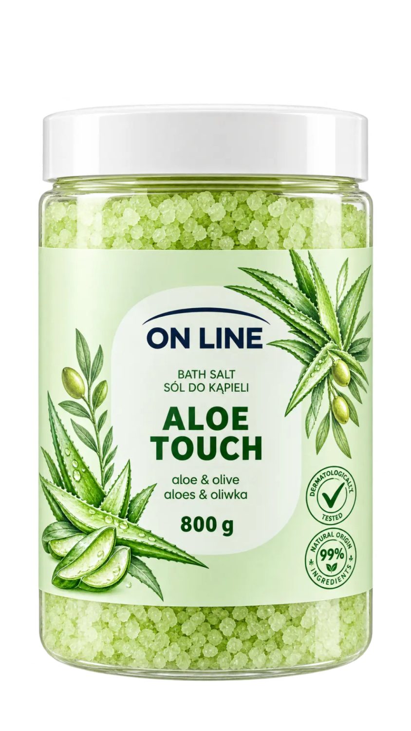 on-line-bath-salt-aloe-touch-800g.jpg ملح استحمام أون لاين ألو تاتش بالصبار والزيتون 800 غ